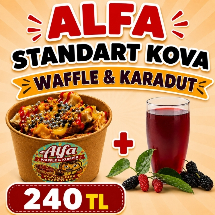 Standart Kova Waffle ve Karadut