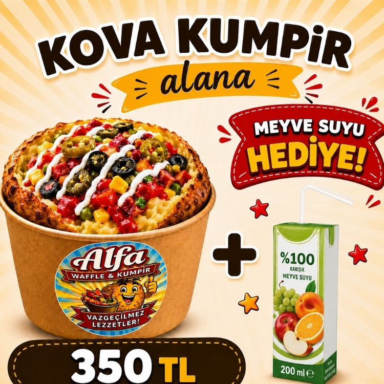 Kova Kumpir ve Meyve Suyu